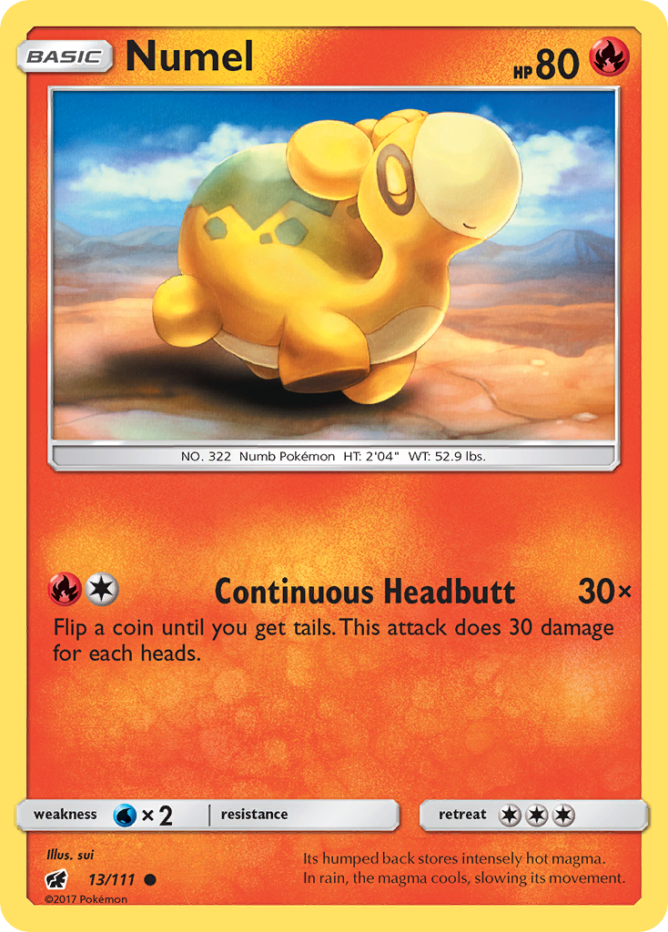 Numel (13/111) [Sun & Moon: Crimson Invasion] | Mega City Incorporated