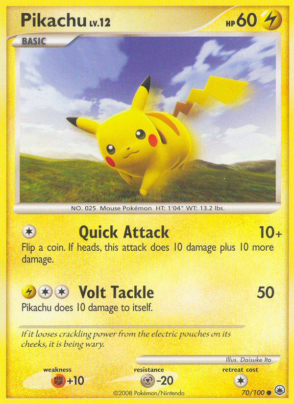 Pikachu (70/100) [Diamond & Pearl: Majestic Dawn] | Mega City Incorporated