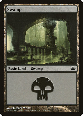 Swamp (63) [Duel Decks: Garruk vs. Liliana] | Mega City Incorporated