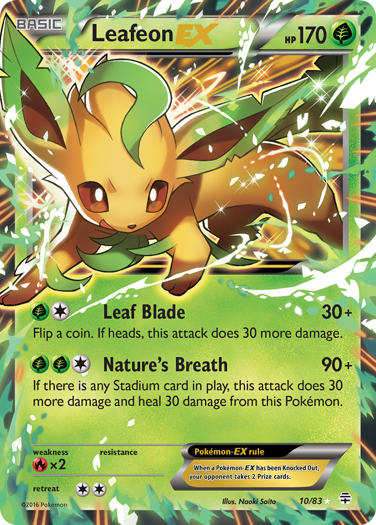 Leafeon EX (10/83) [XY: Generations] | Mega City Incorporated