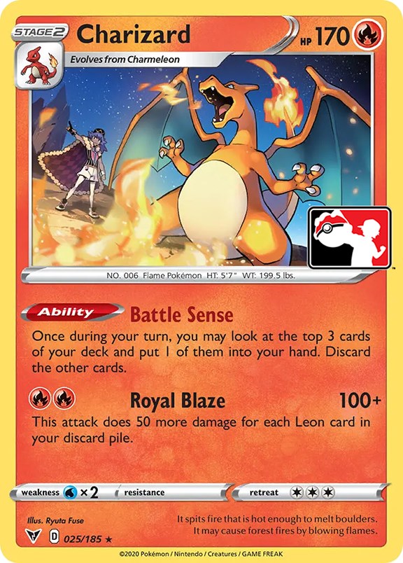 Charizard (025/185) [Prize Pack Series One] | Mega City Incorporated