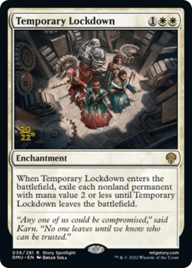 Temporary Lockdown [Dominaria United Prerelease Promos] | Mega City Incorporated