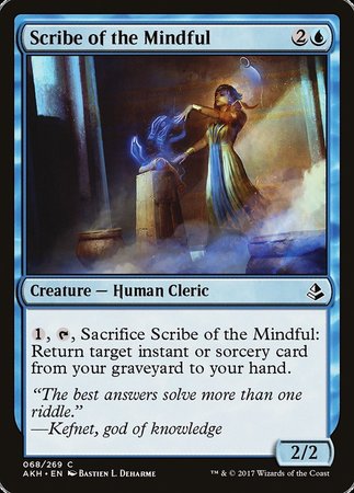 Scribe of the Mindful [Amonkhet] | Mega City Incorporated