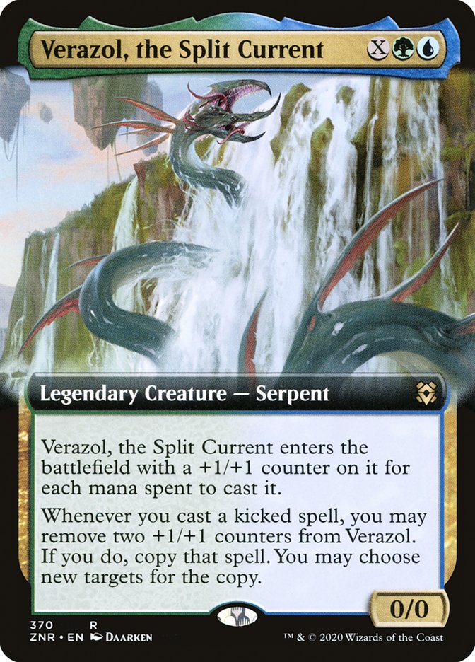 Verazol, the Split Current (Extended Art) [Zendikar Rising] | Mega City Incorporated