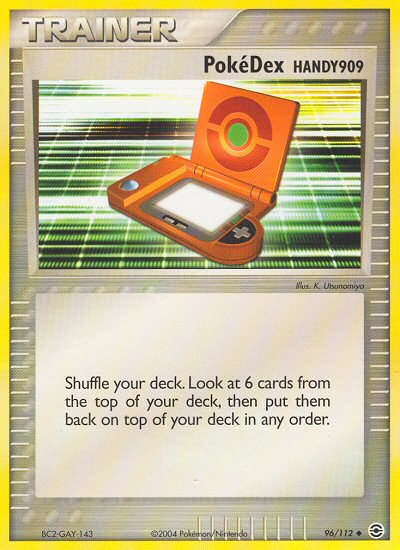 PokeDex HANDY909 (96/112) [EX: FireRed & LeafGreen] | Mega City Incorporated