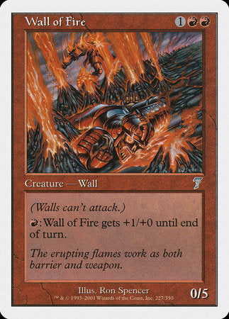 Wall of Fire [Seventh Edition] | Mega City Incorporated