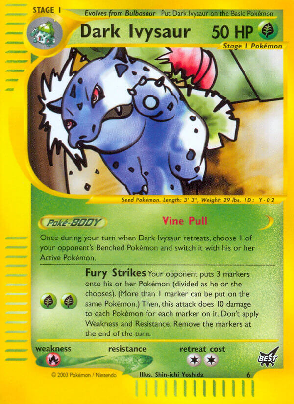 Dark Ivysaur (6) [Best of Promos] | Mega City Incorporated