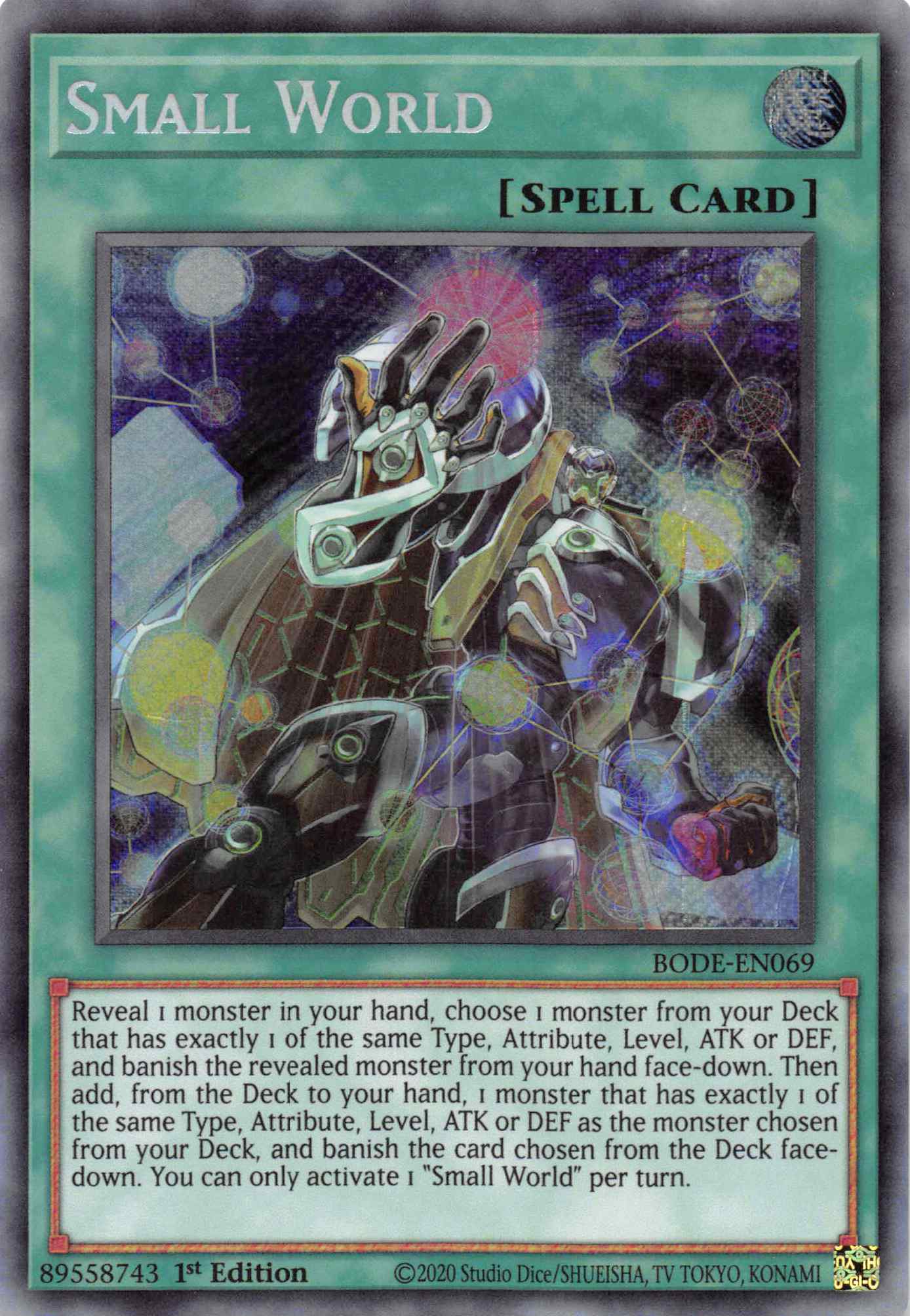 Small World [BODE-EN069] Secret Rare | Mega City Incorporated