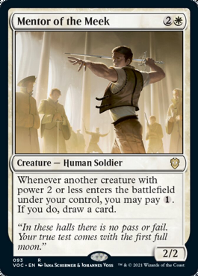 Mentor of the Meek [Innistrad: Crimson Vow Commander] | Mega City Incorporated