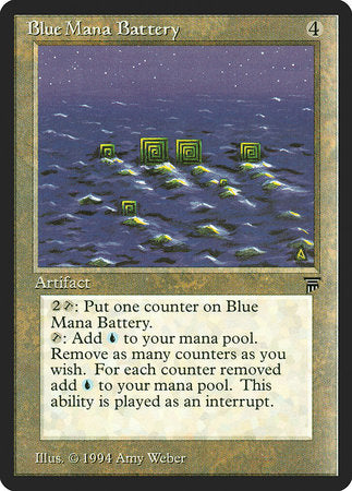 Blue Mana Battery [Legends] | Mega City Incorporated