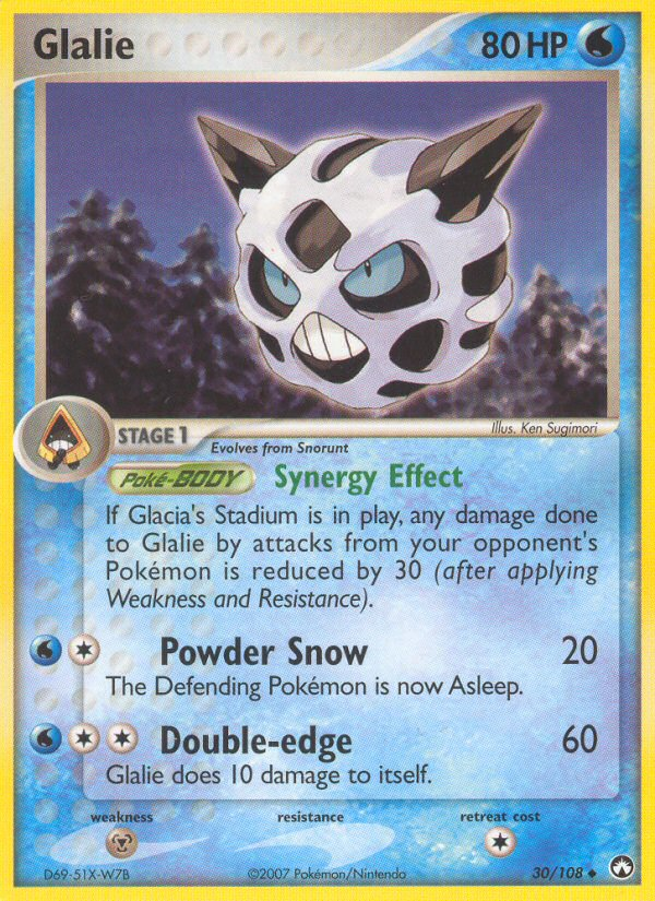 Glalie (30/108) [EX: Power Keepers] | Mega City Incorporated