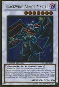 Blackwing Armor Master [GLD3-EN038] Gold Rare | Mega City Incorporated