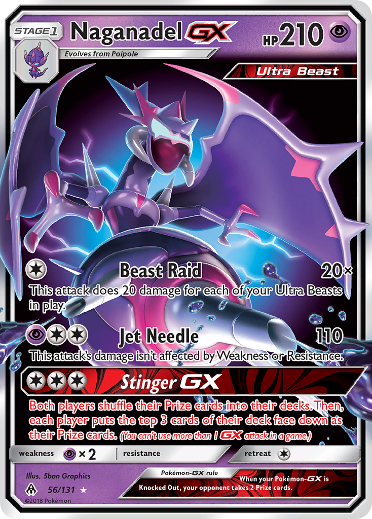 Naganadel GX (56/131) [Sun & Moon: Forbidden Light] | Mega City Incorporated