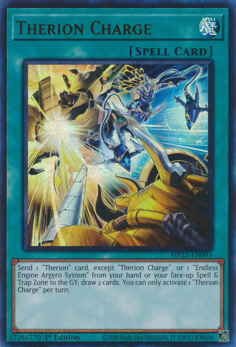 Therion Charge [MP23-EN093] Ultra Rare | Mega City Incorporated