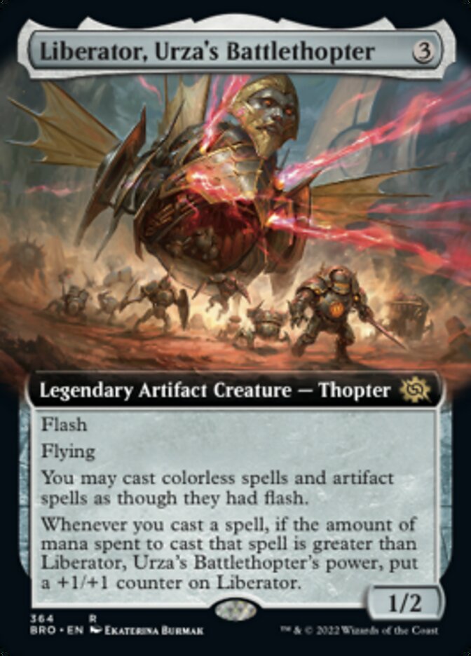 Liberator, Urza's Battlethopter (Extended Art) [The Brothers' War] | Mega City Incorporated