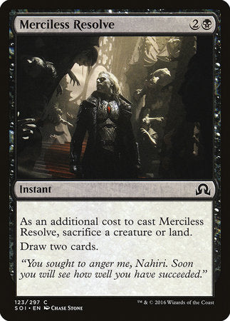 Merciless Resolve [Shadows over Innistrad] | Mega City Incorporated