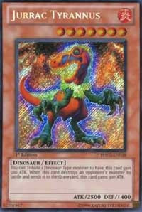 Jurrac Tyrannus [HA02-EN038] Secret Rare | Mega City Incorporated