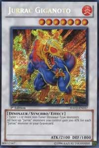 Jurrac Giganoto [HA02-EN057] Secret Rare | Mega City Incorporated