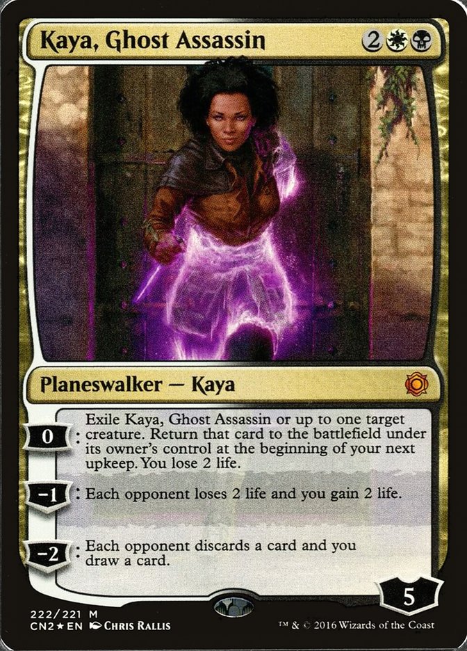 Kaya, Ghost Assassin (222/221) [Conspiracy: Take the Crown] | Mega City Incorporated