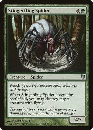 Stingerfling Spider [Duel Decks: Izzet vs. Golgari] | Mega City Incorporated