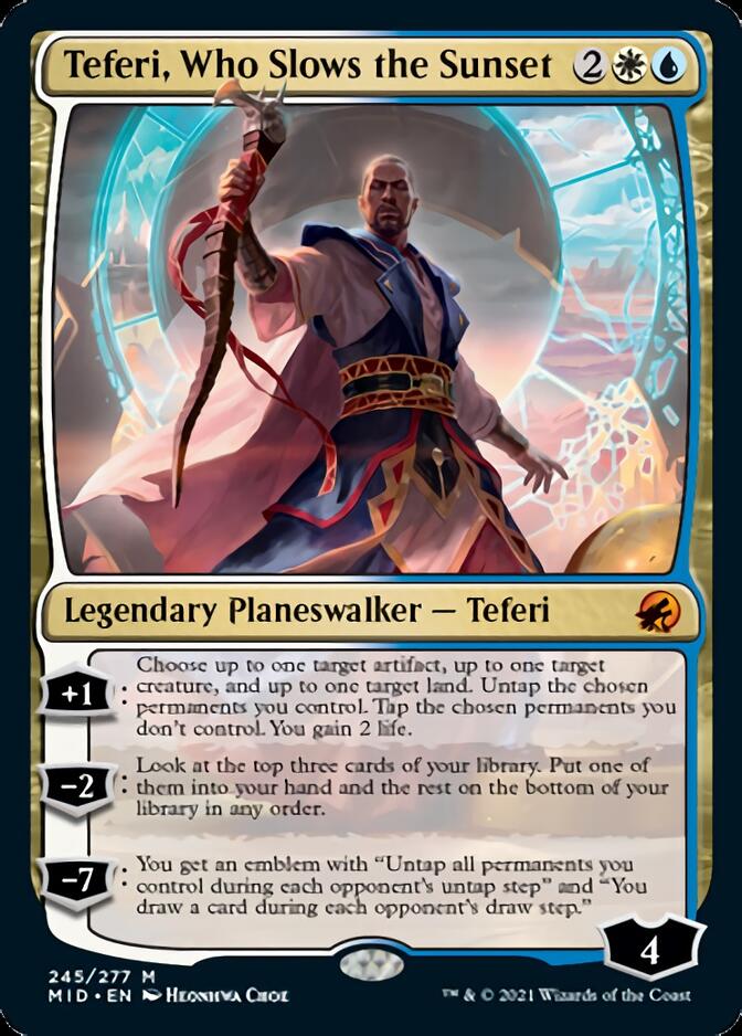 Teferi, Who Slows the Sunset [Innistrad: Midnight Hunt] | Mega City Incorporated