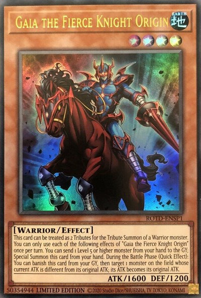 Gaia the Fierce Knight Origin [ROTD-ENSP1] Ultra Rare | Mega City Incorporated