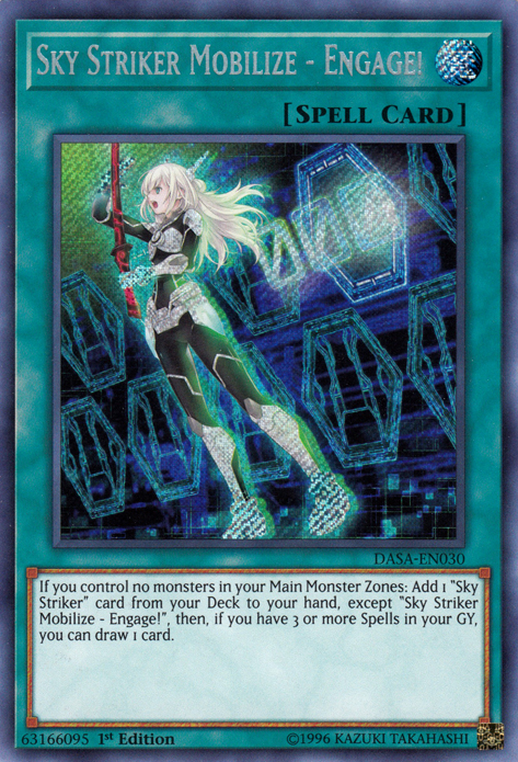 Sky Striker Mobilize - Engage! [DASA-EN030] Secret Rare | Mega City Incorporated