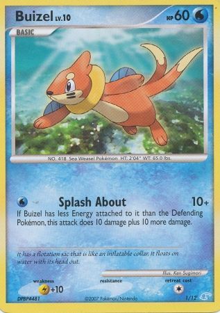 Buizel (1/12) [Diamond & Pearl: Trainer Kit - Manaphy] | Mega City Incorporated