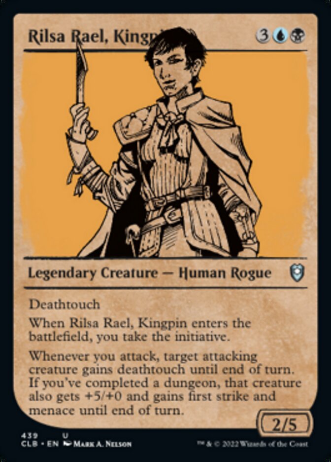 Rilsa Rael, Kingpin (Showcase) [Commander Legends: Battle for Baldur's Gate] | Mega City Incorporated