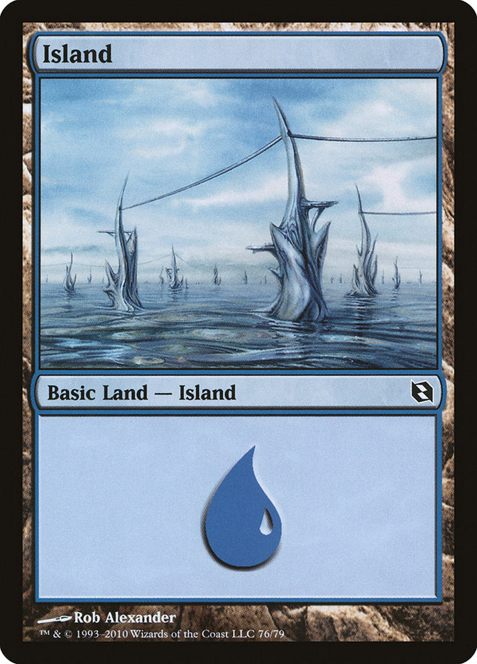 Island (76) [Duel Decks: Elspeth vs. Tezzeret] | Mega City Incorporated