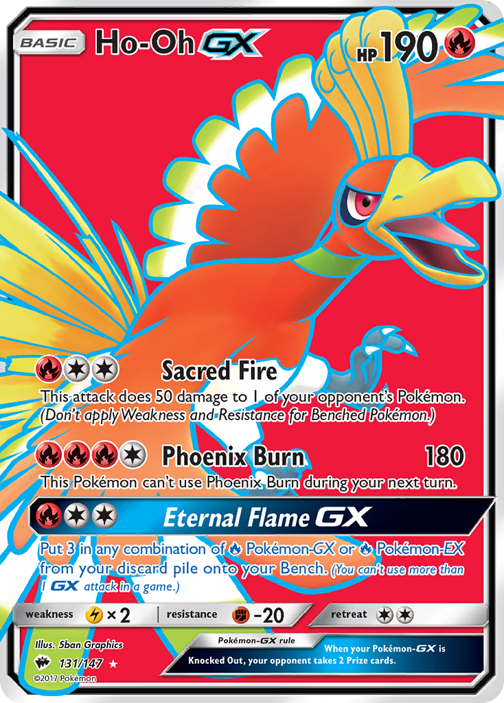 Ho-Oh GX (131/147) [Sun & Moon: Burning Shadows] | Mega City Incorporated