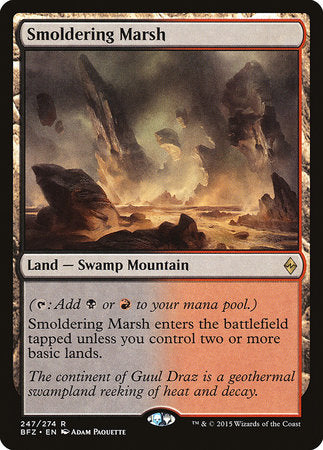 Smoldering Marsh [Battle for Zendikar] | Mega City Incorporated