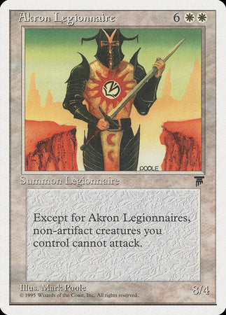 Akron Legionnaire [Chronicles] | Mega City Incorporated