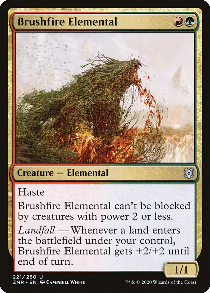 Brushfire Elemental [Zendikar Rising] | Mega City Incorporated