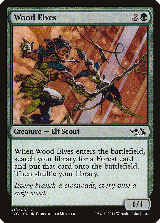 Wood Elves (Elves vs. Goblins) [Duel Decks Anthology] | Mega City Incorporated