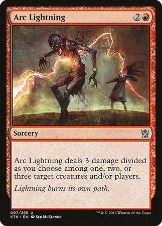 Arc Lightning [Khans of Tarkir] | Mega City Incorporated