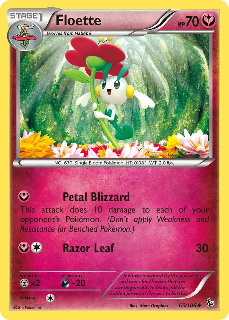 Floette (65/106) [XY: Flashfire] | Mega City Incorporated