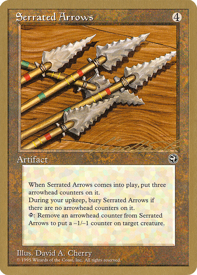 Serrated Arrows (Leon Lindback) [Pro Tour Collector Set] | Mega City Incorporated