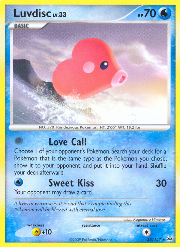 Luvdisc (35/127) [Platinum: Base Set] | Mega City Incorporated