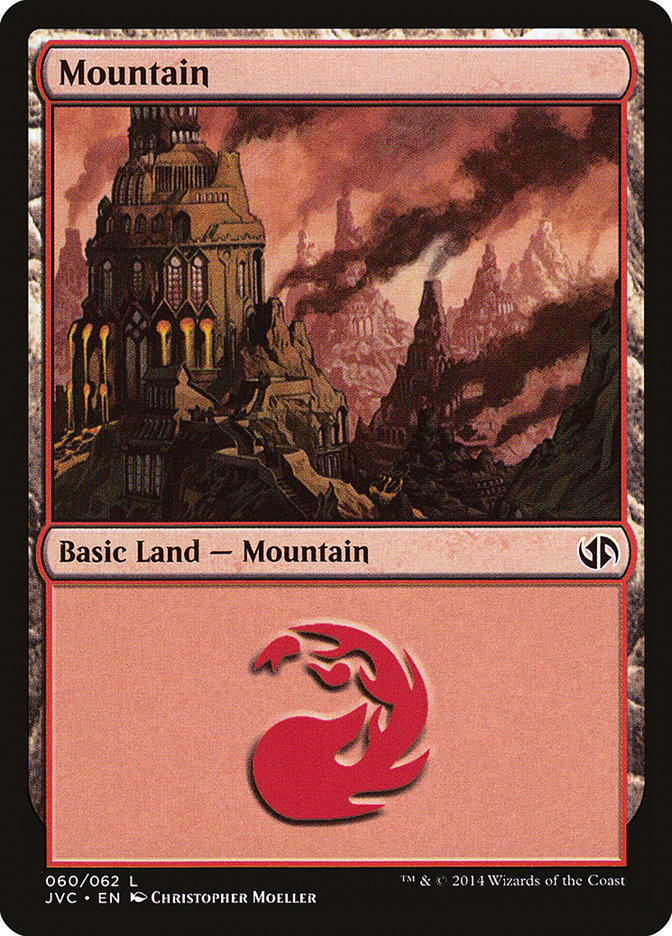 Mountain (60) [Duel Decks Anthology] | Mega City Incorporated