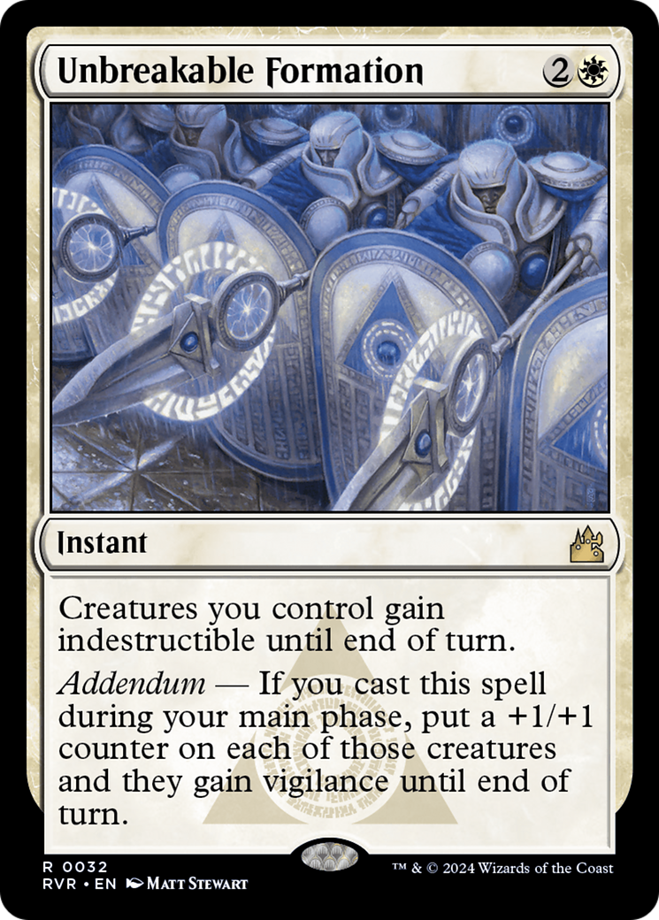 Unbreakable Formation [Ravnica Remastered] | Mega City Incorporated