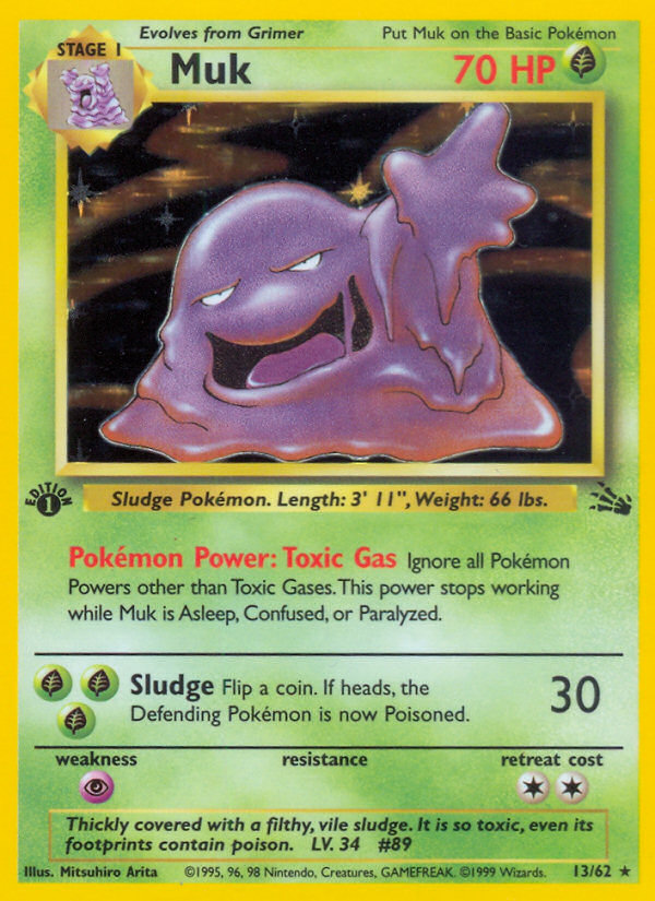 Muk (13/62) [Fossil 1st Edition] | Mega City Incorporated