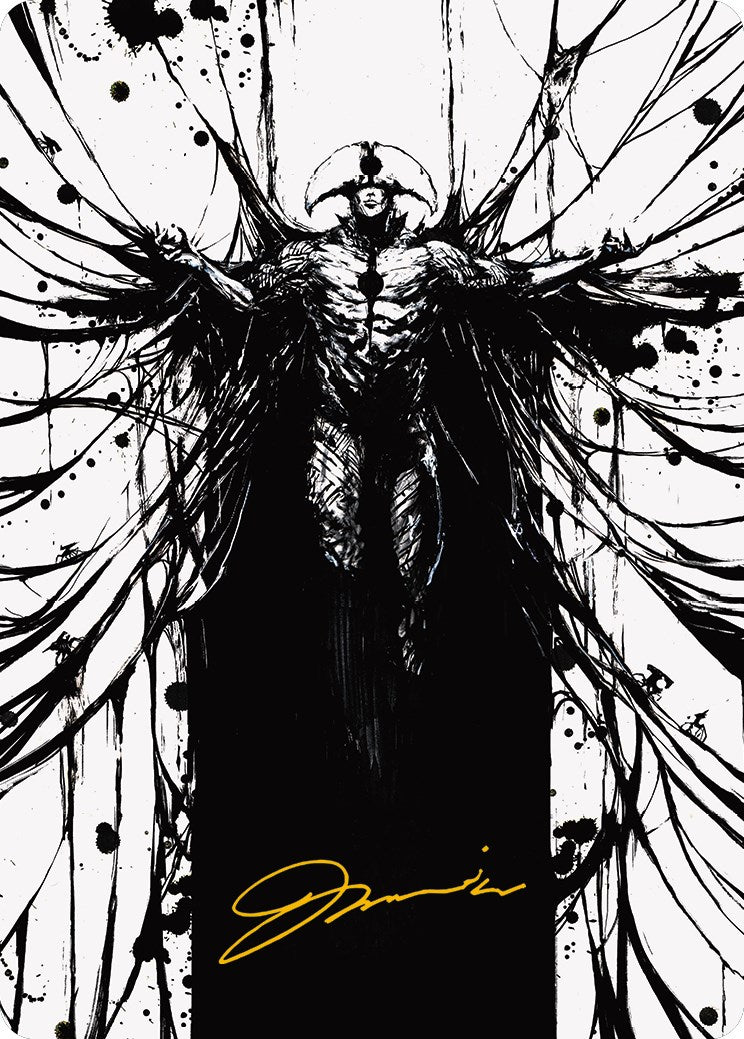 Sinew Dancer Art Card (Gold-Stamped Signature) [Phyrexia: All Will Be One Art Series] | Mega City Incorporated