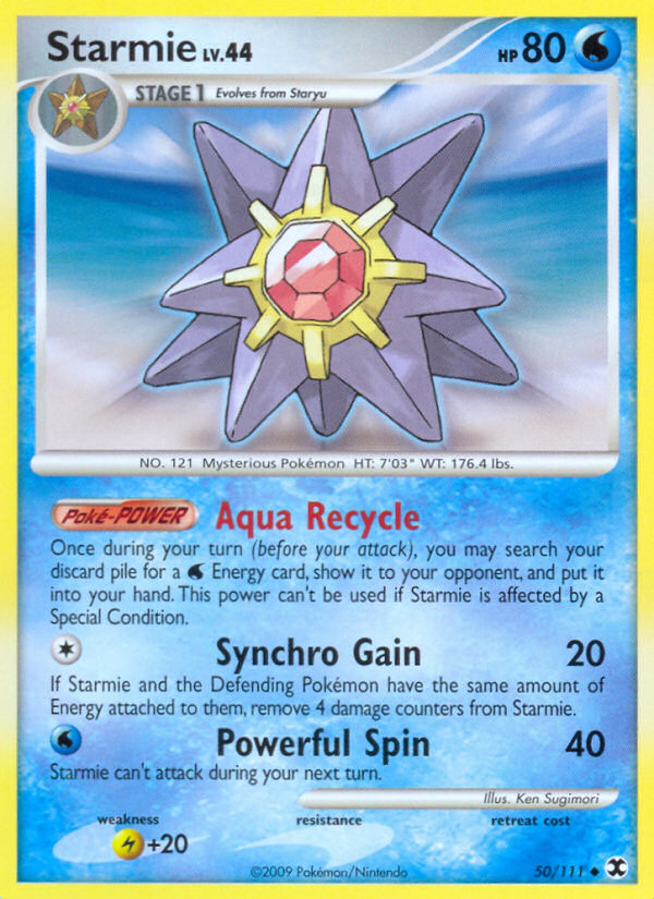 Starmie (50/111) [Platinum: Rising Rivals] | Mega City Incorporated