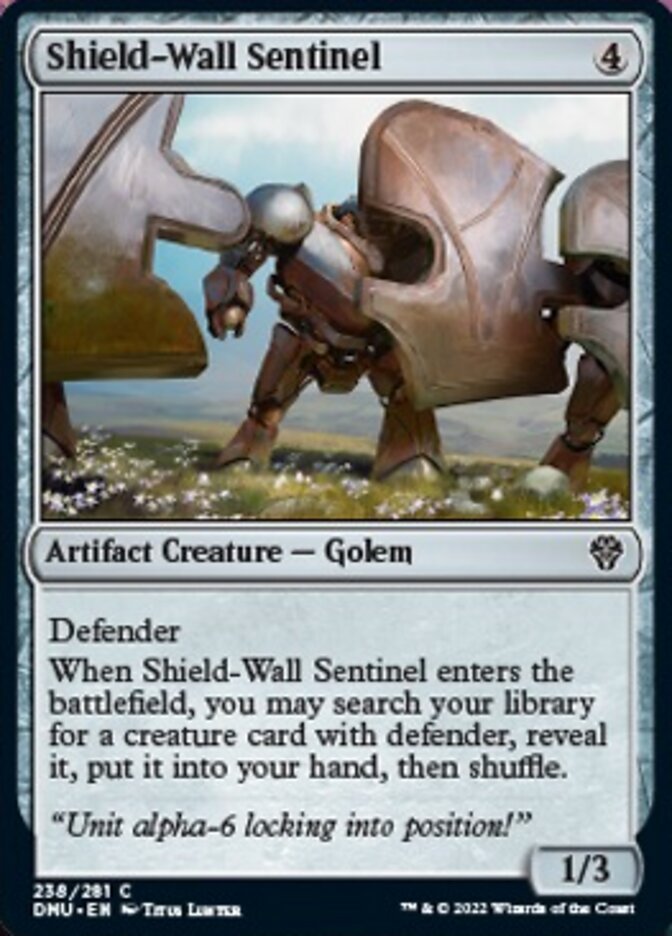 Shield-Wall Sentinel [Dominaria United] | Mega City Incorporated