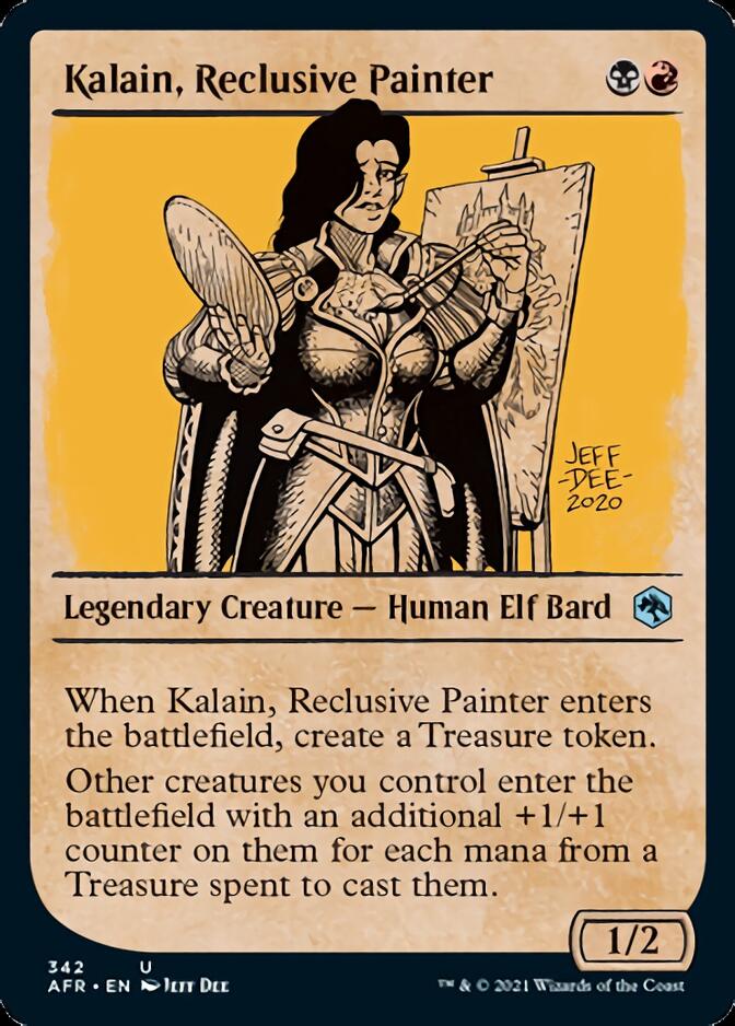 Kalain, Reclusive Painter (Showcase) [Dungeons & Dragons: Adventures in the Forgotten Realms] | Mega City Incorporated