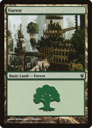 Forest (88) [Duel Decks: Izzet vs. Golgari] | Mega City Incorporated