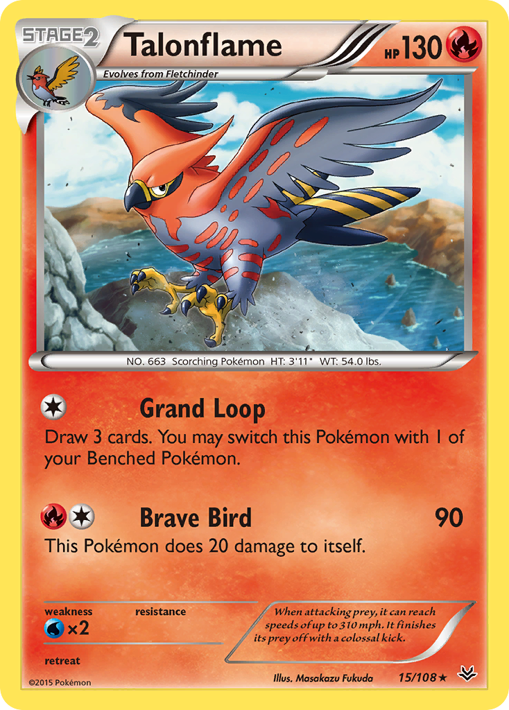 Talonflame (15/108) [XY: Roaring Skies] | Mega City Incorporated