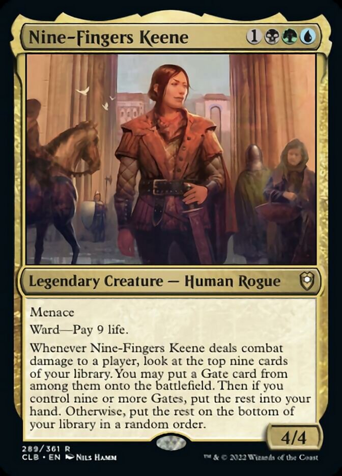 Nine-Fingers Keene [Commander Legends: Battle for Baldur's Gate] | Mega City Incorporated