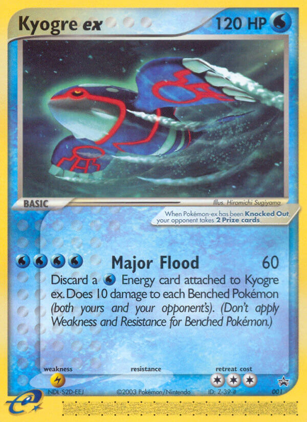 Kyogre ex (001) [Nintendo: Black Star Promos] | Mega City Incorporated